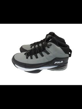 Fila Men's Activisor Viz Black and Gray High-Top Athletic Sneakers